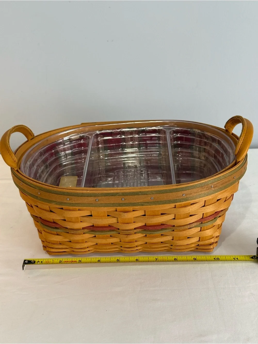 Longaberger Autumn Reflections Large Daily Blessings basket set